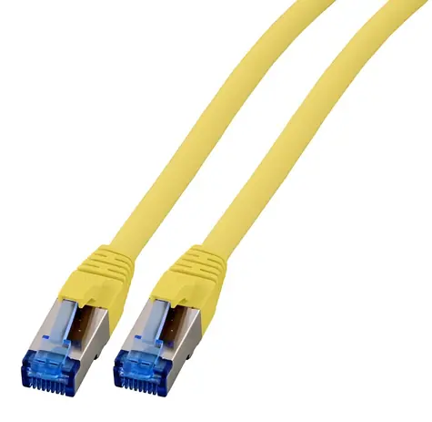 EFB Cat6a S/FTP superflex žlutá / Patch kabel / RJ45-RJ45 / 1 m / 10Gbit
