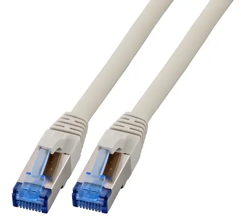 EFB Cat6a S/FTP superflex šedá / Patch kabel / RJ45-RJ45 / 5 m / 10 Gbit/s