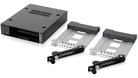 Icy Dock Rámeček 2,5" pro MB492SKL-B černá, stříbrná / Rámeček pro HDD/SSD / SATA/SAS / kovový, se zámkem