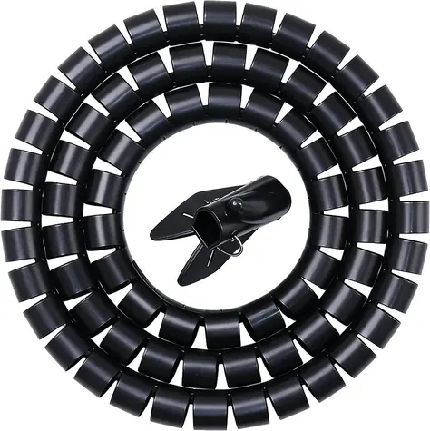 ZOY Kabelová spirála na kabely 28 mm / Organizér kabelů / Průměr 28 mm / Délka 5 m