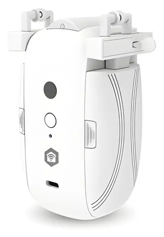 Nedis BTMC30WT1PC bílá / Záclonový robot / SmartLife / Bluetooth / dobíjecí Li-ion baterie