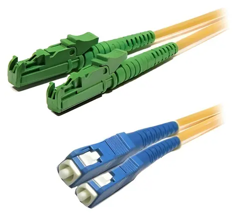XtendLan FO patch E2000/APC-SC 1m / Optický patch kabel / 9/125 duplex / G.652d / LS0H