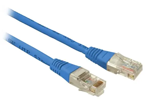 Solarix UTP CAT5E 0,5m non-snag-proof modrá / Patch kabel / RJ45-RJ45