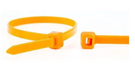 WKK přírodní 370x4,8 mm / Kabelová stahovací páska / rozpojitelná / plast / 100 ks