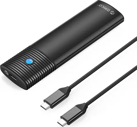 Orico externí box pro M.2 NVMe/SATA SSD černá / Externí box / 10 Gb/s / USB-C 3.2 Gen 2 / hliníkové tělo