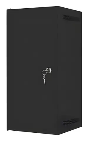 Lanberg WF10-2312-00B černá / Nástěnný rack / 10" / 12U / 280×310 mm / nosnost 20 kg