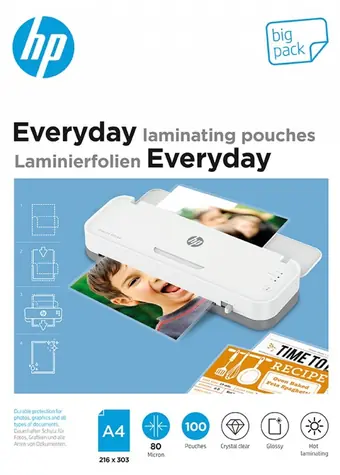 HP Everyday laminovací fólie A4 / Laminovací fólie / 80 µm / 100 ks