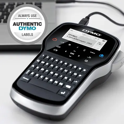 Dymo LabelManager 280 / Tiskárna samolepicích štítků / D1 / 6, 9, 12 mm / QWERTY klávesnice / LCD / USB / Li-ion