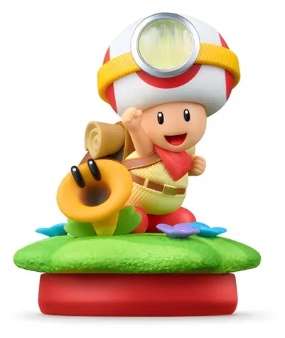 NINTENDO Amiibo Super Mario - Captain Toad & Talking Flower / Herní postavička / Nintendo Switch