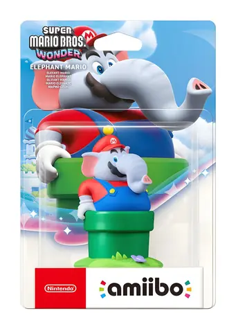 Nintendo amiibo Elephant Mario / Herní postavička / Super Mario Bros. Wonder / NFC