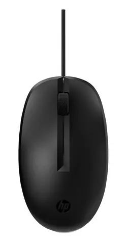 HP 128 černá / Drátová optická myš / 3 tlačítka / USB-A / 1,8 m