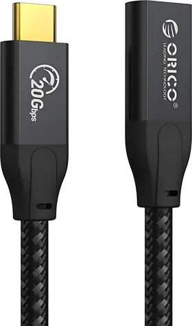 Orico CY32-10-BK-BP černá / Kabel USB / USB-C (M) - USB-C (M) / 1 m