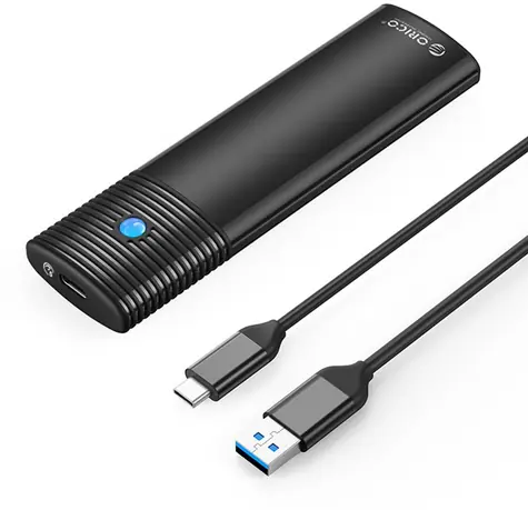 Orico externí box pro M.2 SATA SSD černá / Externí box / USB-C / 5 Gbps