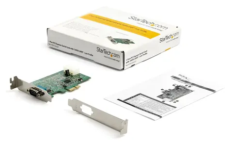 StarTech PCIe karta 1x sériový RS-232 / Řadič / PCI Express / Asix AX99100 / 16950 UART