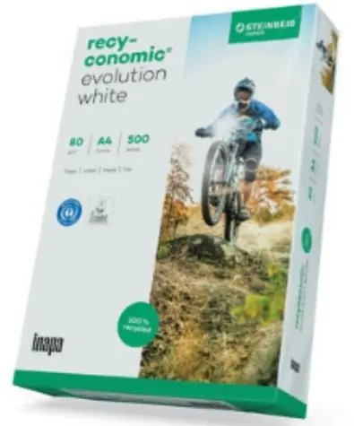 Inapa Recyconomic Evolution White / Recyklovaný papír / A4 / 80 g/m2 / 500 listů