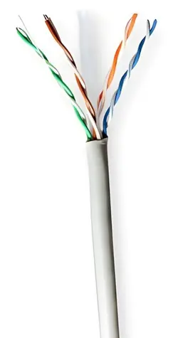 Nedis CAT6 šedá / Síťový kabel / U/UTP / 100 m / CCA / kulatý / PVC / Box