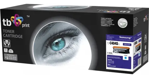 TB CLT-C404S / Kompatibilní toner / SL-C430/C480 / 1.000 stran / Azurová