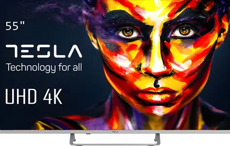55" Tesla 55E635SUS / Televizor / UHD LED / Android TV 11 / DVB-T/T2/C/S/S2