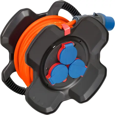 Brennenstuhl X-Gum / Kabelový naviják / guma / CEE / IP44 / 10 m