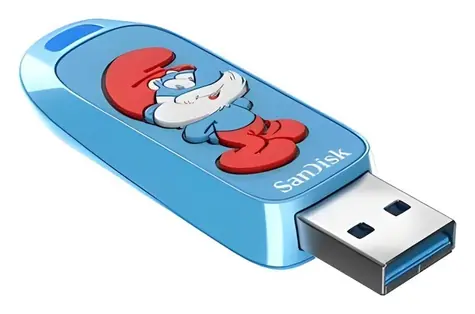 SanDisk Smurfs Papa Smurf Edition 128 GB / Flash disk / USB 3.2 Gen 1