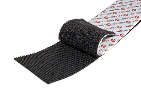Velcro Páska se suchým zipem černá / Páska se suchým zipem / 50 mm x 2,5 m / extra pevná / nalepovací