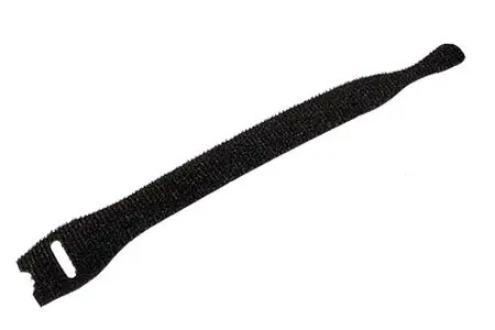 Velcro stahovací páska černá / Stahovací páska / suchý zip / 20 mm / 15 cm / 100 ks / samozhášecí