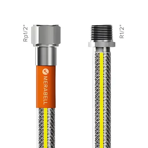 MERABELL Plynová hadice Gas Profi R1/2"-Rp1/2" / 100 cm