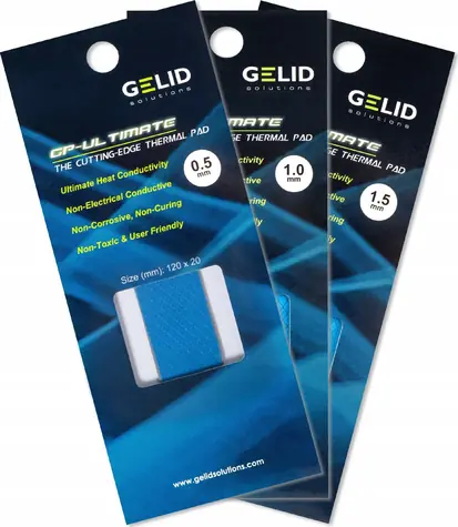 Gelid TP-GP05-B / Teplovodivá podložka / 20 x 120 x 1 mm