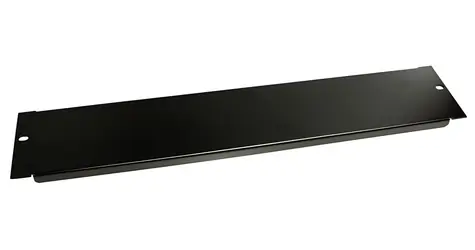 StarTech Záslepka do 19" racku 2U černá / Záslepka / Ocel / 19"