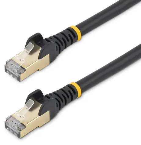 StarTech CAT6a černá / Patch kabel / STP / 2 m / RJ-45 / 10GbE / PoE
