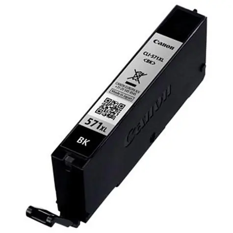 Canon CLI-571BK XL černá / Cartridge / Originální / 11 ml / Pixma MG575x, MG685x, MG775x