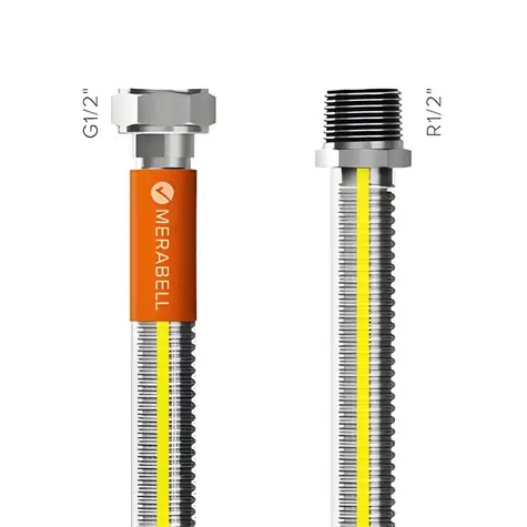 Merabell Gas Flexi R1/2"-G1/2" / Hadice plynová / 50-100 cm