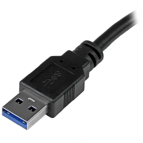 StarTech USB 3.1 Gen2 na SATA černá / Adaptér / 0,5 m / ASMedia ASM1351 / napájený