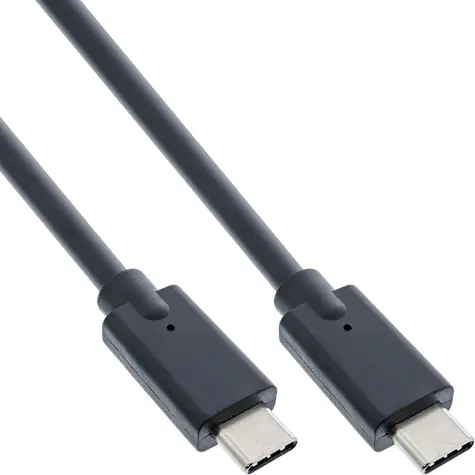 InLine USB-C (M) - USB-C (M) černá / Kabel / USB 3.2 Gen 2 / 0,5 m