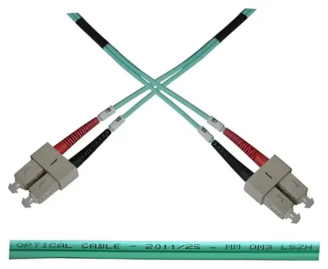 OPTIX SC-SC / Optický patch cord / 50/125 OM3 / Duplex / 1 m