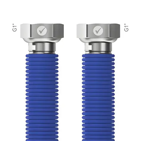 MERABELL Hadice Aqua Flexi G1"-G1" modrá / 30-60 cm / 1 ks