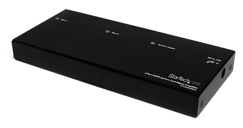 StarTech HDMI Video Splitter 2 porty černá / Rozbočovač HDMI / 1x2 / max. 1920x1200 / napájený