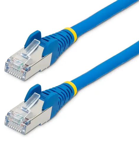 StarTech CAT6A LSZH modrá / Síťový kabel / 1,5 m / RJ-45 / 10GbE / PoE