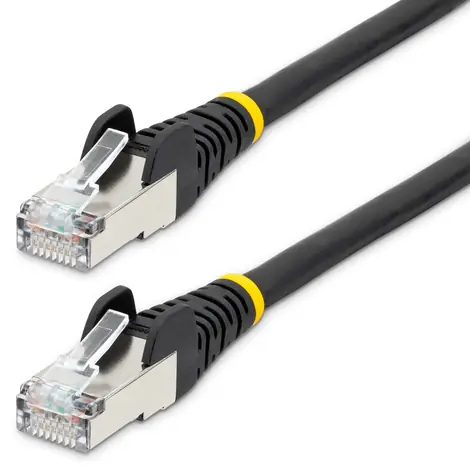 StarTech CAT6a černá / Síťový kabel / 2 m / RJ-45 / LSZH / 10GbE / PoE