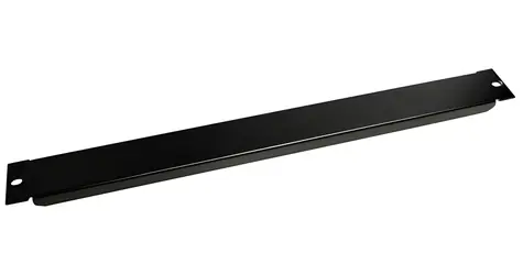 StarTech Záslepka 1U černá / Záslepka / 19" / Ocel