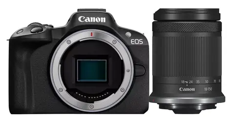 Canon EOS R50 + RF-S 18-150mm F3.5-6.3 IS STM černá / Fotoaparát / Bezzrcadlovka / APS-C 24,2 Mpx / 4K video