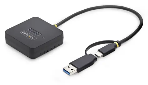 StarTech USB-C/USB-A na M.2 NVMe SSD dok černá / Dokovací stanice / USB 3.2 Gen 2 Type-C / 10 Gbit/s