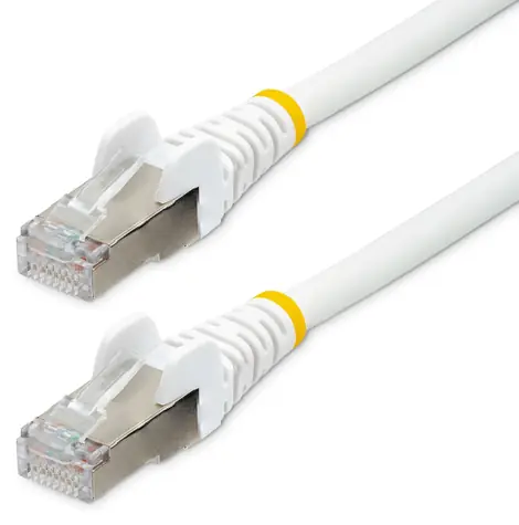 StarTech CAT6a LSZH bílá / Síťový kabel / 1 m / RJ-45 / 10GbE / PoE