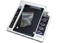 Wortmann AG redukce pro optickou pozici notebooku / Redukce / 12,7 mm / 2,5" HDD/SSD
