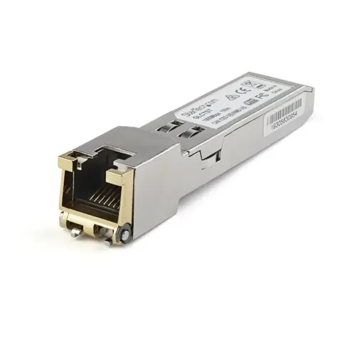 StarTech SFP-1G-T Compatible stříbrná / SFP transceiver / RJ-45 / 1 Gbps / Dell kompatibilní