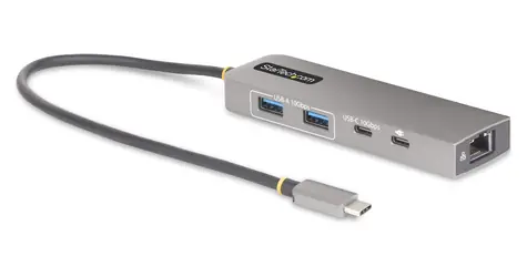 StarTech USB-C Hub 3 Port 2.5GbE / USB hub / PD 100W passthrough / Ethernet 2.5GbE