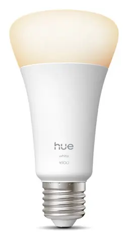 Philips Hue White A60 E27 13,5W / Chytrá LED žárovka / 1600 lm / 2700 K / Bluetooth / stmívatelná