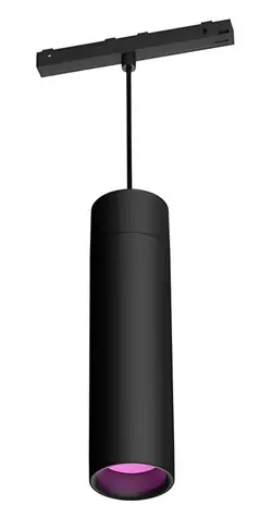 Philips Hue Perifo LED 5,2W černá / LED závěsné svítidlo / 510lm / 2200-6500K / RGB / Zigbee/Bluetooth
