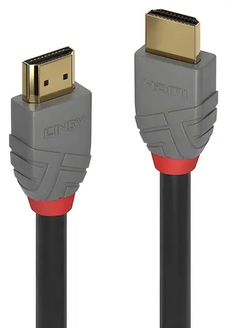 Lindy Anthra Line černá / HDMI kabel / 5 m / High Speed / HDMI 2.0 / Ethernet