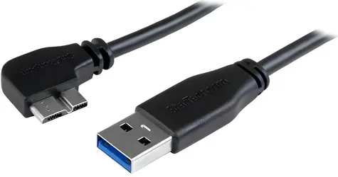 StarTech USB-A - Micro-USB B Slim kabel pravoúhlý / Kabel / USB 3.0 / 5 Gbit/s / 2 m